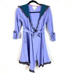 Matilda Jane Girl’s Purple Hooded Coat Cardigan